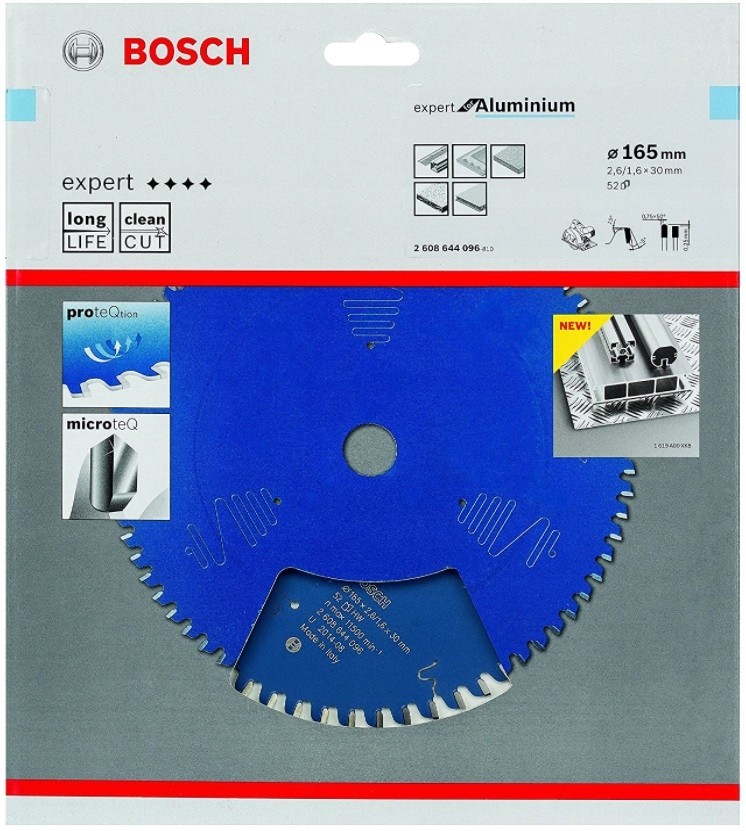 Bosch EXPERT for Aluminium - konstrukcja tarczy