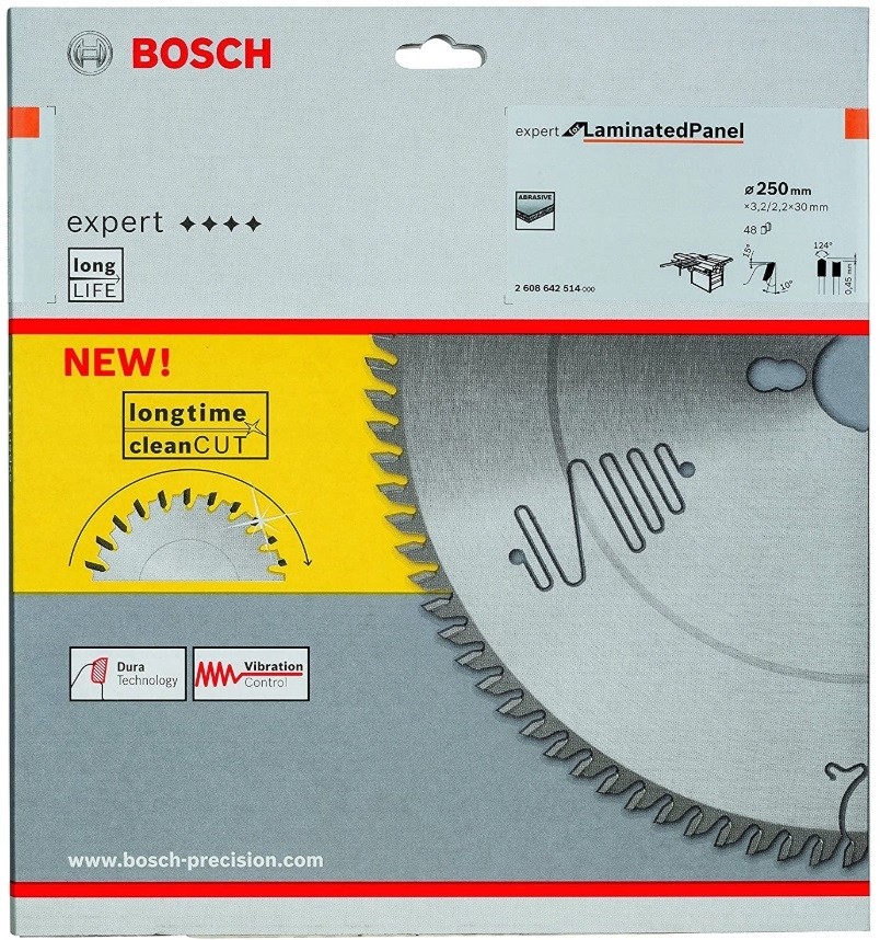 BOSCH EXPERT for Laminated Panel - konstrukcja tarczy