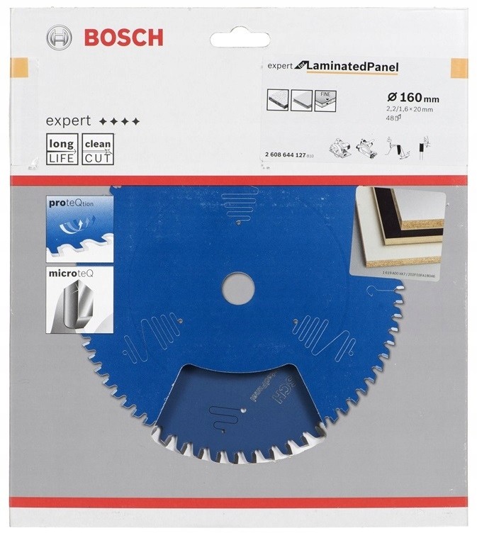 Bosch Expert for Laminated Panel - zastosowanie