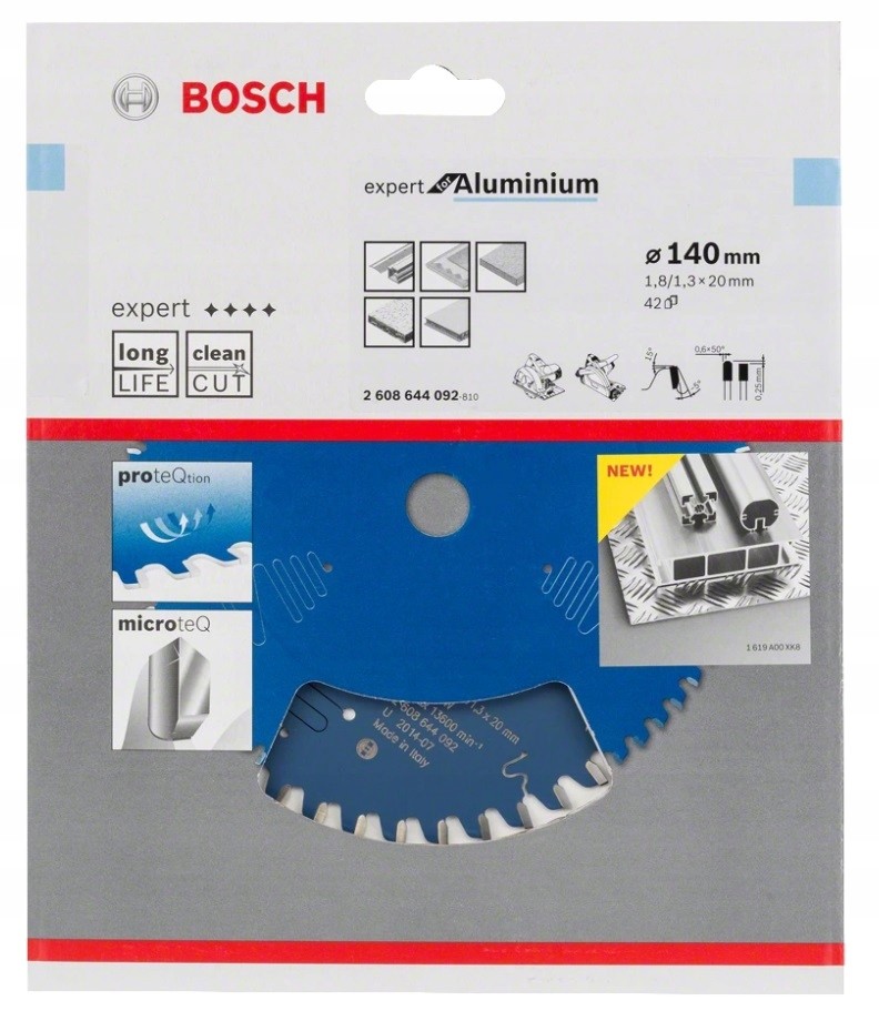 Bosch Expert for Aluminium - zastosowanie