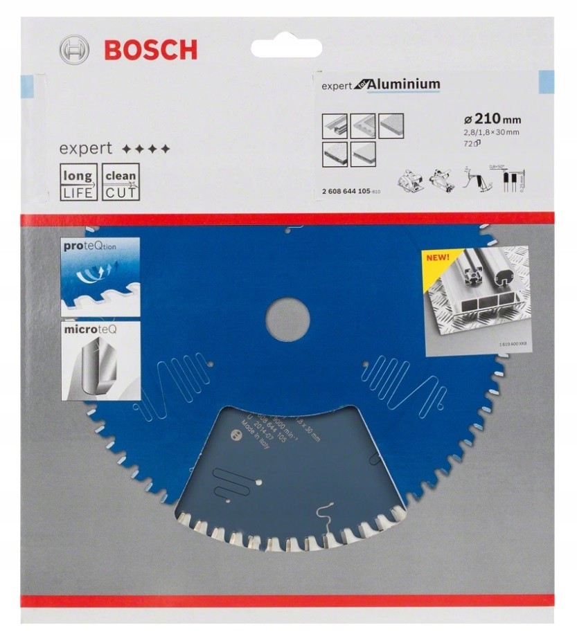 Zęby HLTCG tarczy Bosch EXPERT for Aluminium